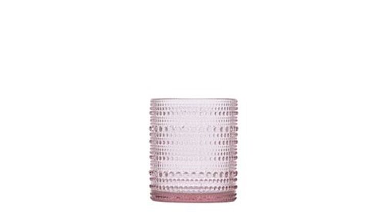 Jupiter, Beverage Glass – Pink DOF 10oz | Rental Jupiter, Beverage Glass – Pink DOF 10oz | Rental