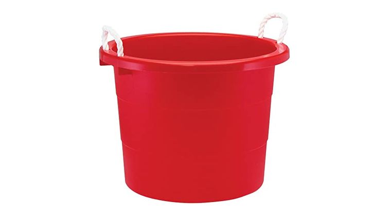 Red Rope Handle Drink Tub | Rental Red Rope Handle Drink Tub | Rental