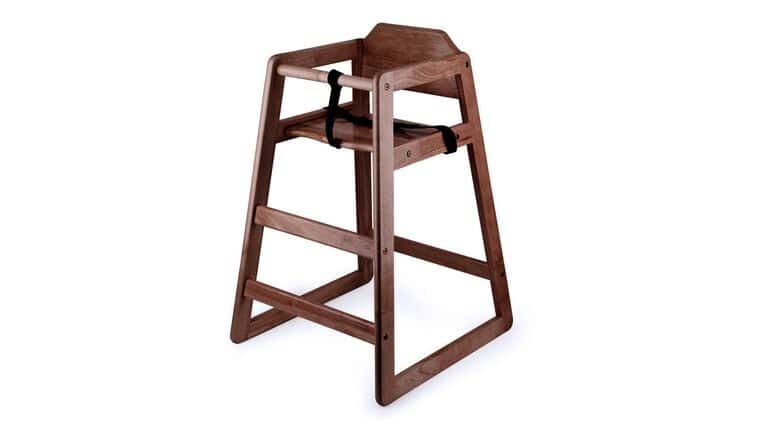 High Chair – Wood High Chair – Dark Wood – Kids | Rental High Chair – Wood High Chair – Dark Wood – Kids | Rental