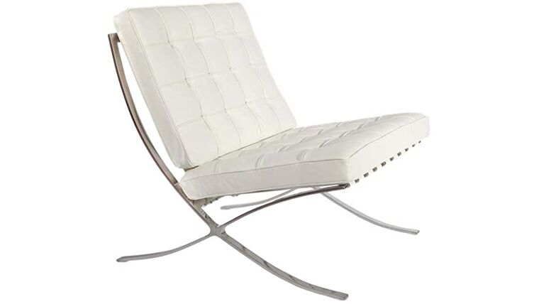 Accent Chair – Barcelona Style Chair – White | Rental