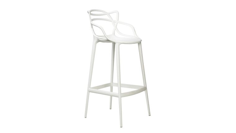 Aimee Bar Stool – White | Rental