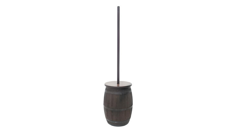 12′ Rustic Barrel Light Pole Kit | Rental