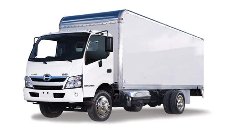 19.5′ Diesel Box Truck w/6′ Aluminum Rail Lift Gate | Rental