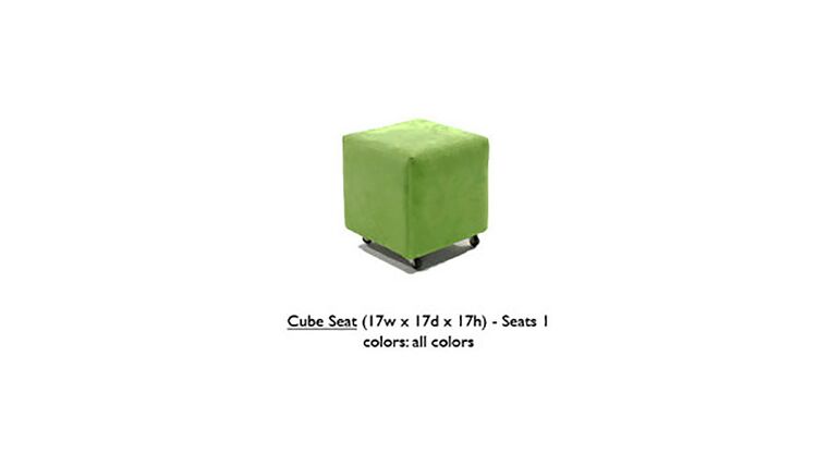 Cube Seat – Lime Green | Rental