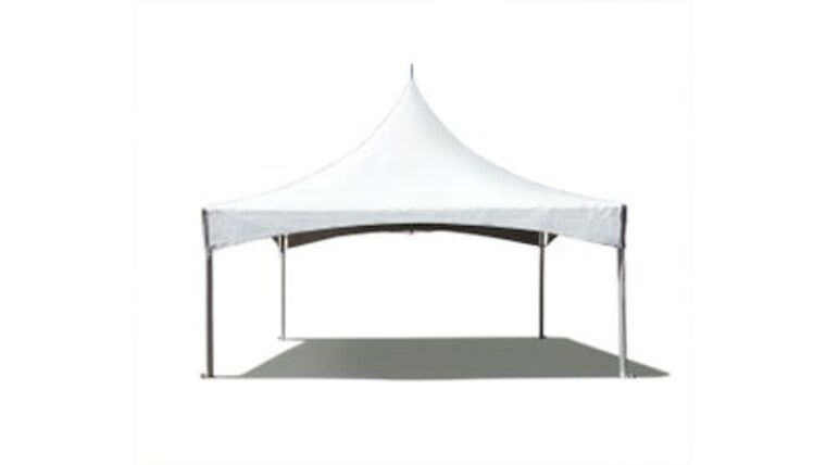 15′ x 15′ | High Peak Tent | White | Rental