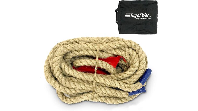 33′ Tug Of War Rope With Flag Lawn Game | Rental