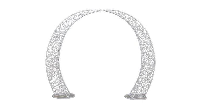 Half Moon Arch – White | Rental Half Moon Arch – White | Rental