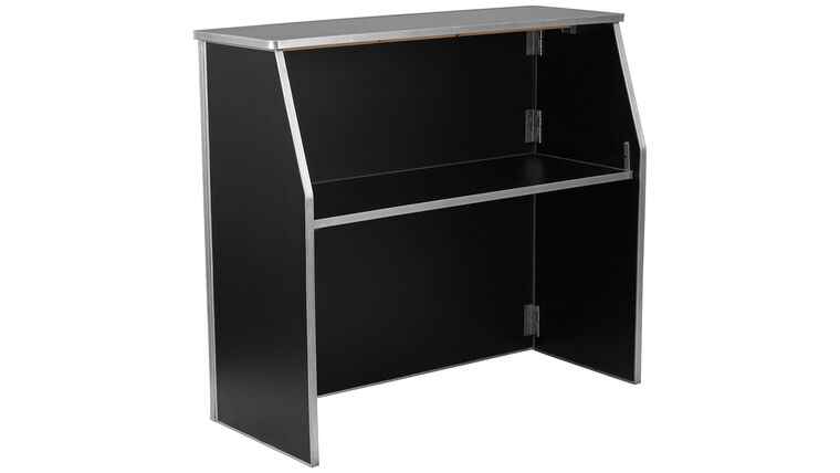 4′ Folding Bar – Black | Rental