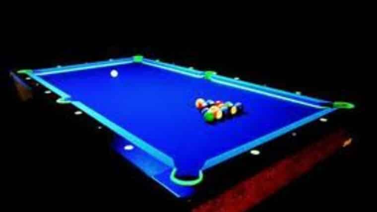 Billiards/Pool – UV – Glow in the Dark Billiards Table Kit | Rental