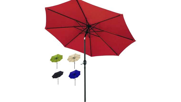 9ft Market Umbrella Kit – Dark Red | Rental 9ft Market Umbrella Kit – Dark Red | Rental