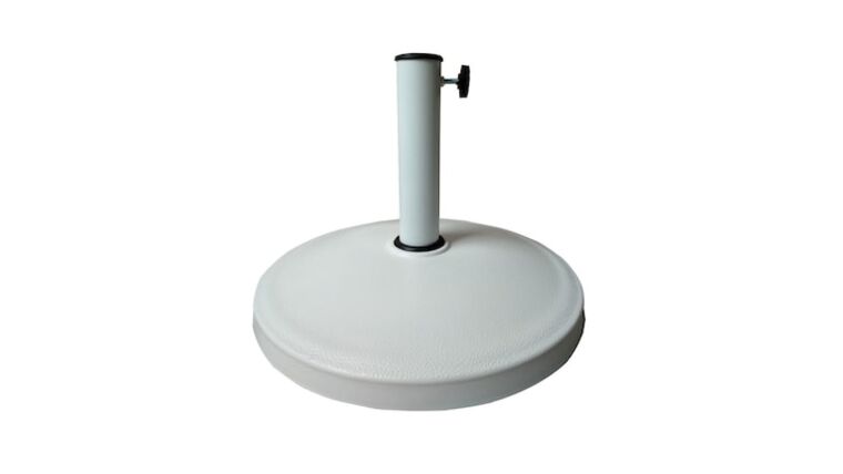 Umbrella Stand Base – White | Rental