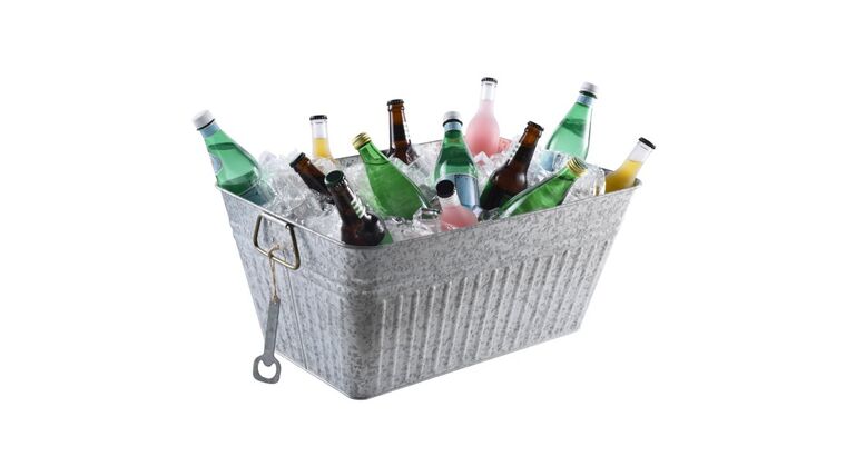 Large Rectangular Galvanized Tub | Rental Large Rectangular Galvanized Tub | Rental