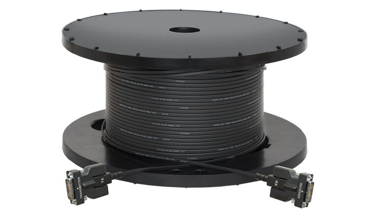 Fiber Cable – DVI-D Fiber Optic Cable – 100 Meters | Rental Fiber Cable – DVI-D Fiber Optic Cable – 100 Meters | Rental