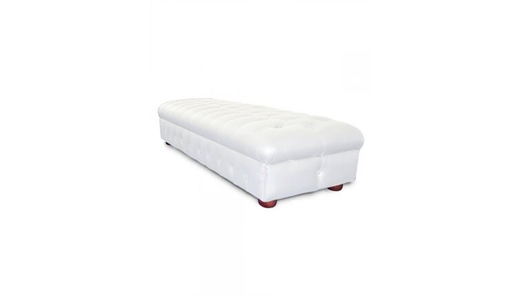Chesterfield Bench Seat – White | Rental Chesterfield Bench Seat – White | Rental
