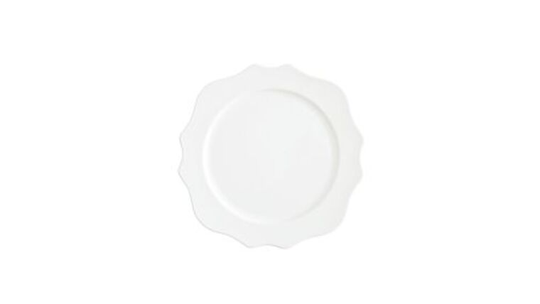White Trieste Charger Plate | Rental White Trieste Charger Plate | Rental