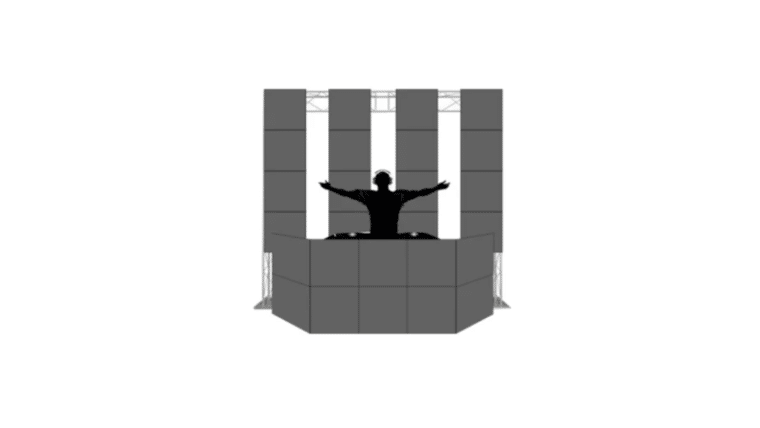 LED DJ Booth W/Columns Rental | Rental LED DJ Booth W/Columns Rental | Rental