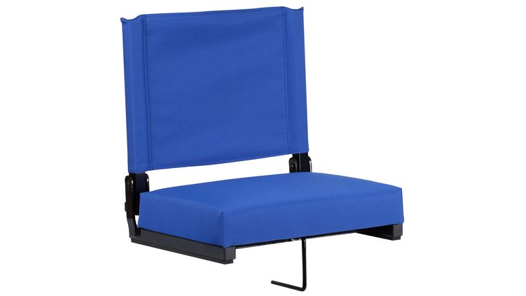 Bleacher Seat – Blue Grandstand Comfort Seats by Flash with Ultra-Padded Seat | Rental Bleacher Seat – Blue Grandstand Comfort Seats by Flash with Ultra-Padded Seat | Rental