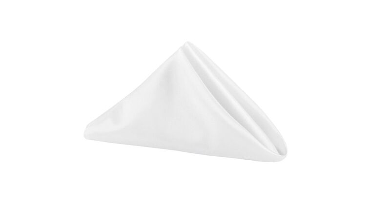 Taffeta Napkin 20″x20″ – White | Rental