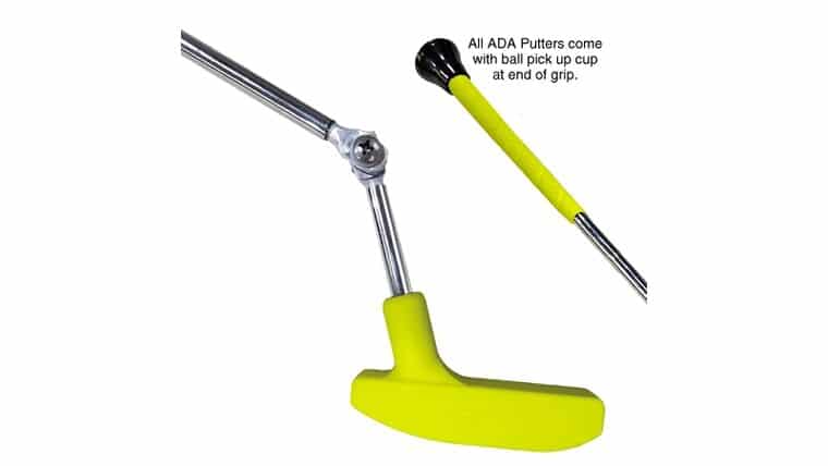 39″ ADA Black Light Yellow Urethane Mini Golf Putter | Rental