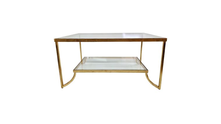 Coffee Table – Katrina – Brushed Gold | Rental
