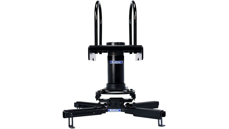 QualGear Pro-AV QG-KIT-TA-3IN-B Projector Mount Kit Accessory with A Truss Ceiling Adapter, 3″ 1.5″, Black | Rental