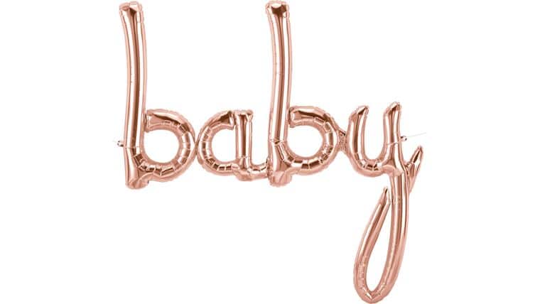 46″ It’s A Girl Rose Gold Air-Fill Script Phrase Anagram Balloon | Purchase | Rental 46″ It’s A Girl Rose Gold Air-Fill Script Phrase Anagram Balloon | Purchase | Rental