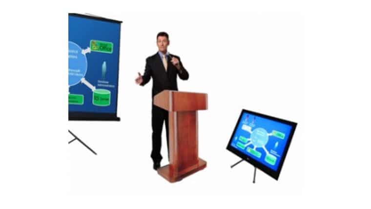 37″ Floor Confidence Monitor | Rental