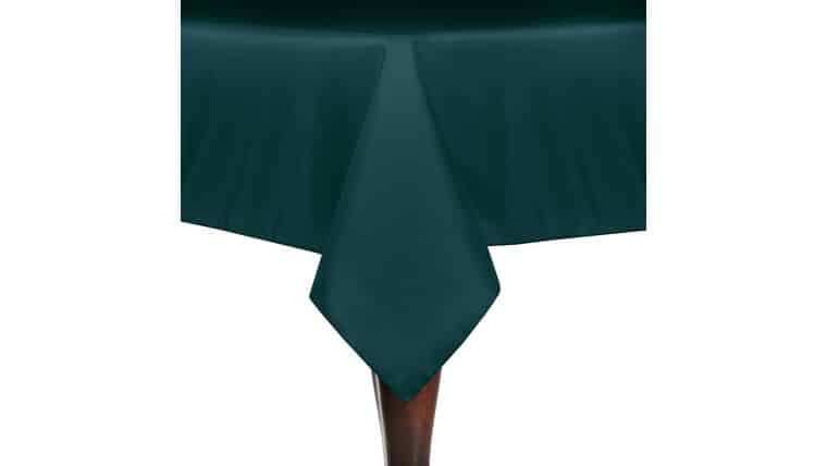 Polyester | 54″ x 54″ Square Polyester Tablecloth – Teal | Rental