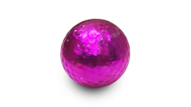 Metallic Fuchsia Golf Ball | Rental
