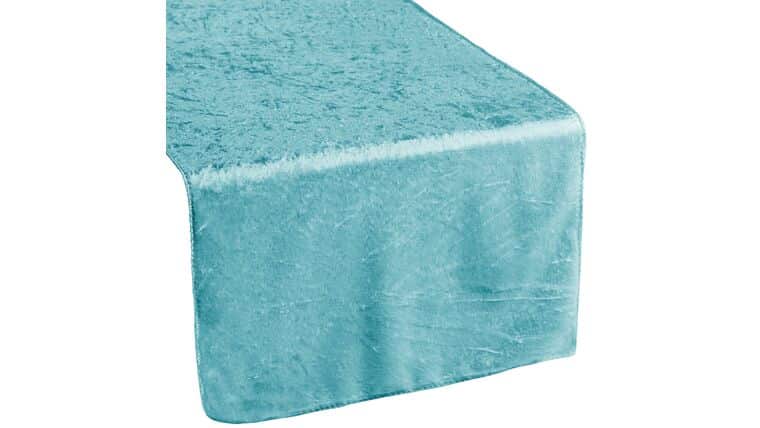 Velvet Table Runner – Teal | Rental