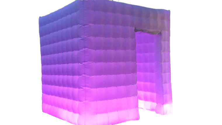 LED Illuminated Inflatable Photo Booth Enclosure | Rental