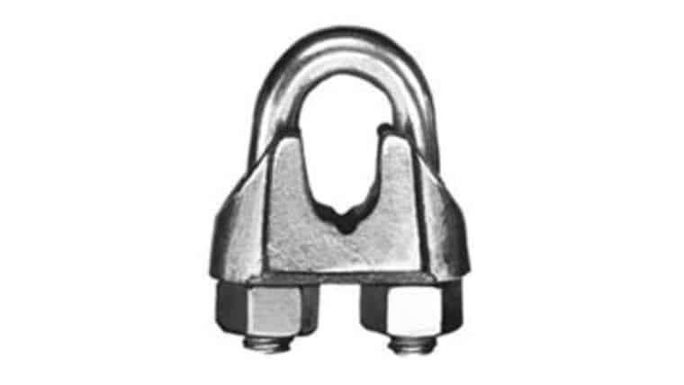 1/4″ Malleable Wire Rope Clip – Zinc Plated | Rental