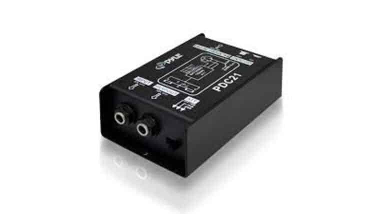 Pyle-Pro PDC21 1/4” Instrument To Balanced & Unbalanced (1/4”/XLR) Direct Box | Rental