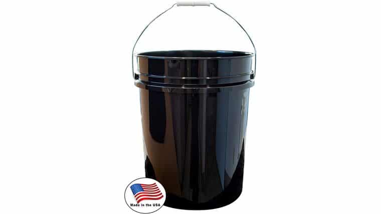 5 Gallon Black Plastic Bucket | Rental 5 Gallon Black Plastic Bucket | Rental