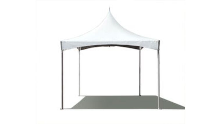 10′ x 10′ | High Peak Tent | White | Rental