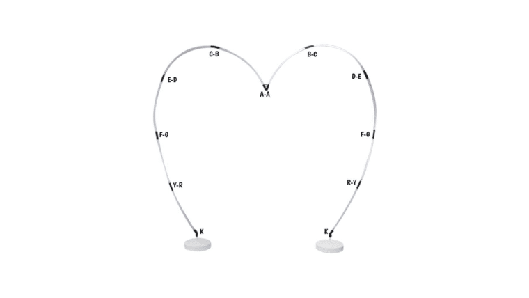 Balloon Heart Walk Through Arch | Rental