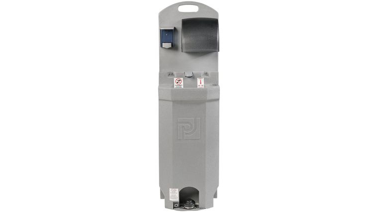 PolyJohn PSW1-1000 Handstand Grey 16 Gallon Sink Unit w/Wheels | Rental PolyJohn PSW1-1000 Handstand Grey 16 Gallon Sink Unit w/Wheels | Rental