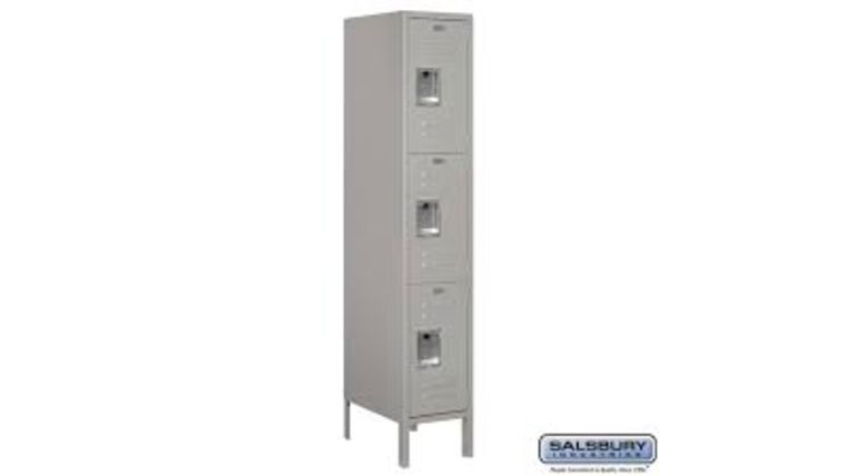 3 Tier Standard Locker – Grey | Rental 3 Tier Standard Locker – Grey | Rental