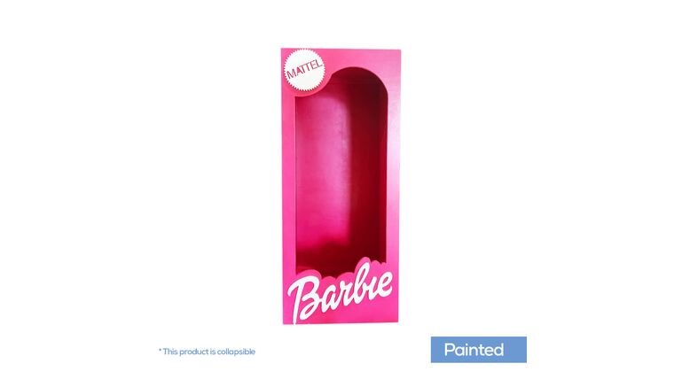 Wood – Collapsible Barbie Box Photo Booth – Pink – ADULT | Rental