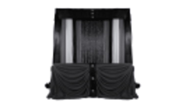Drapery – Modern Theme Square 4 Post Canopy Backdrop | Rental