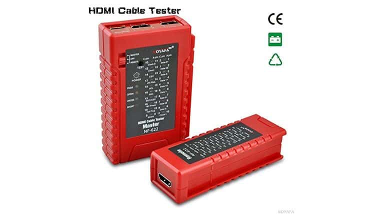 Noyafa NF-622 HDMI Cable Tester to Check Disorder, Short, Open and Cross Connection for HDMI and Mini-HDMI Cable | Rental