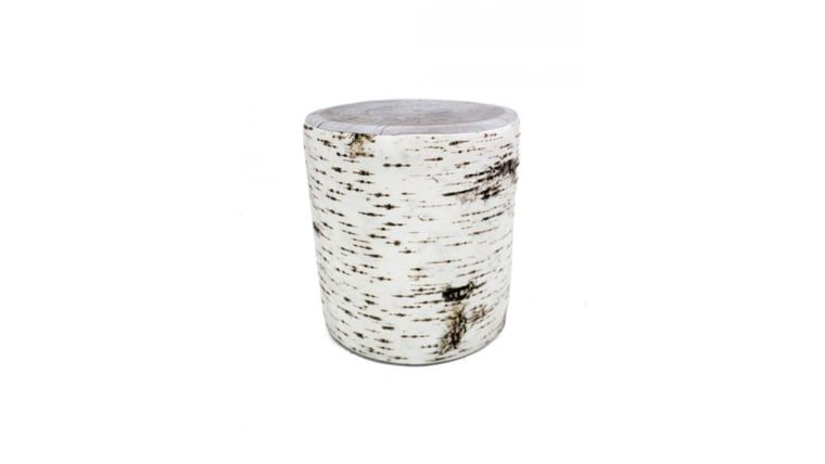 Stool | Birch Bark Effect | Rental