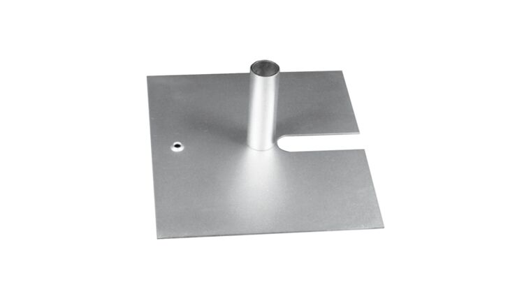 16″ x 14″ Slip Fit Base With 3.5″x1.5″ Pin Kit – 10lbs | Rental 16″ x 14″ Slip Fit Base With 3.5″x1.5″ Pin Kit – 10lbs | Rental
