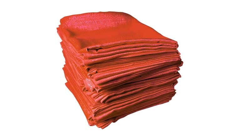 10′ x 4′ Terra Cotta Banjo Drape | Rental