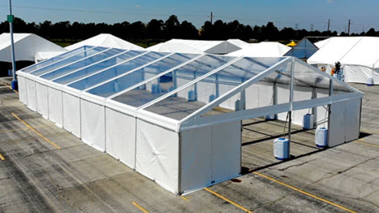 40′ x 120′ Keder Tent – Clear/White | Rental 40′ x 120′ Keder Tent – Clear/White | Rental
