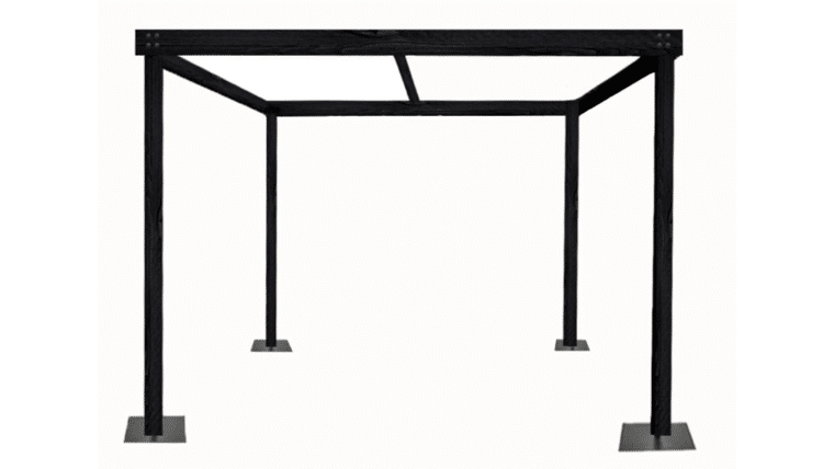 Cabana – 12 x 12’w x 8’h Black Wood Cabana | Rental Cabana – 12 x 12’w x 8’h Black Wood Cabana | Rental
