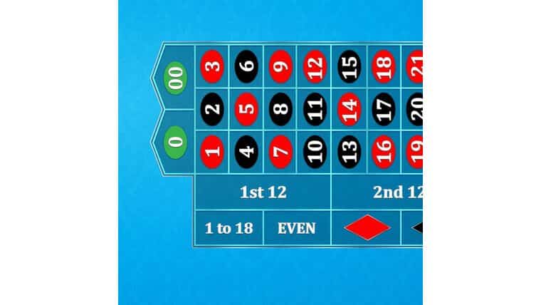 Roulette – 8′ Casino Gaming Table Kit – Light Blue | Rental Roulette – 8′ Casino Gaming Table Kit – Light Blue | Rental