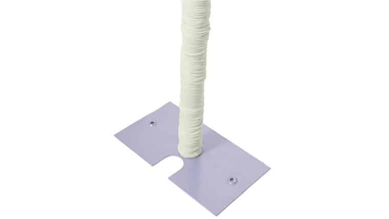 12′ x 1.5″ Spandex Pole Cover – Bone | Rental 12′ x 1.5″ Spandex Pole Cover – Bone | Rental