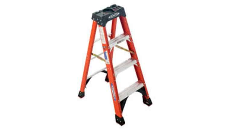 Ladder Fiberglass Step Ladder Orange – 4′ | Rental Ladder Fiberglass Step Ladder Orange – 4′ | Rental