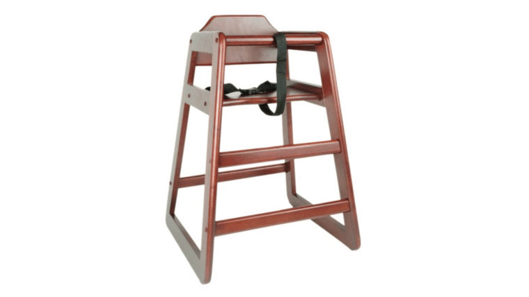 Honey Brown Wood Kids High Chair | Rental Honey Brown Wood Kids High Chair | Rental